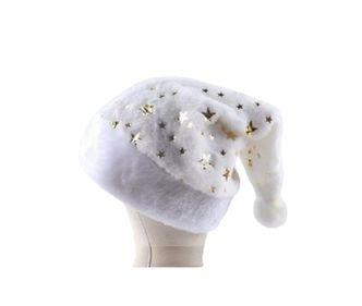 X-MAS HAT (WHITE STAR)